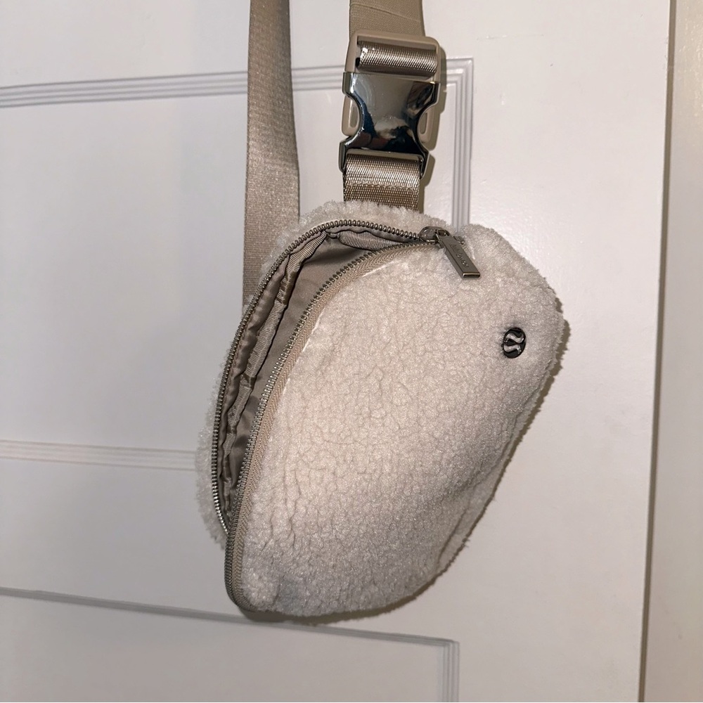 Lululemon shearling crossbody bag